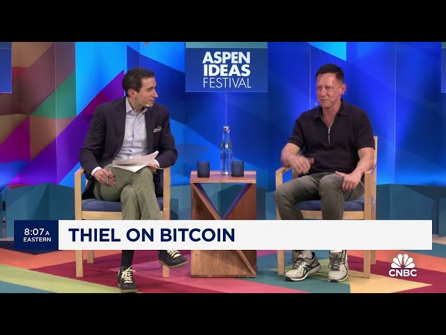 Peter Thiel still holds some bitcoin but isn't sure the price will rise 'dramatically'