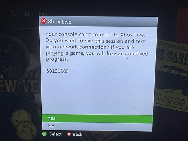 Fixed Xbox Live Error Code 8015190E | Your console can't connect to Xbox Live