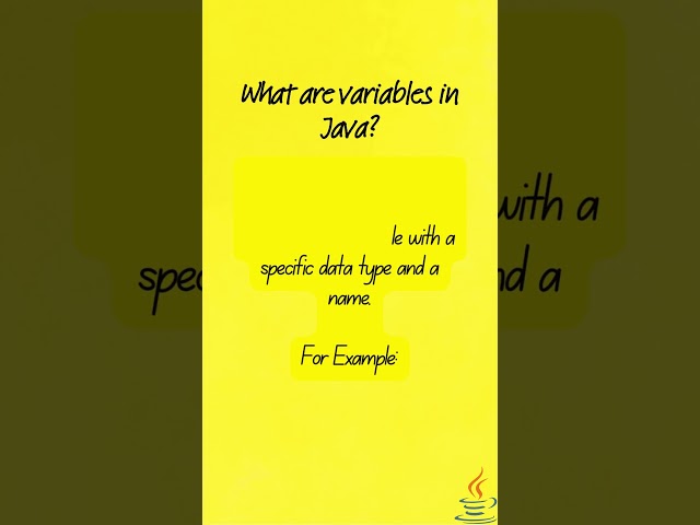 Java Data Types and Variables Part1 #viral #shorts