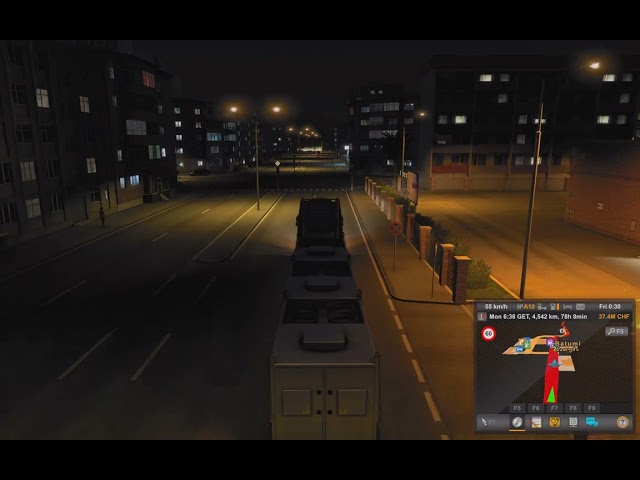 Euro Truck Simulator 2 v1.47 + Promods v2.65 gameplay in Georgia