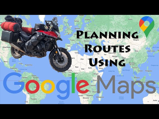 Planning routes using Google Maps with demonstration ride - 2023 *Updated video*