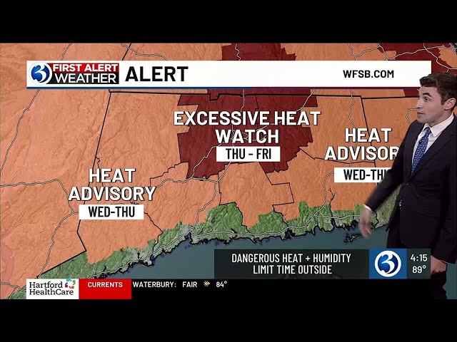 FORECAST: Wednesday to be hot and humid