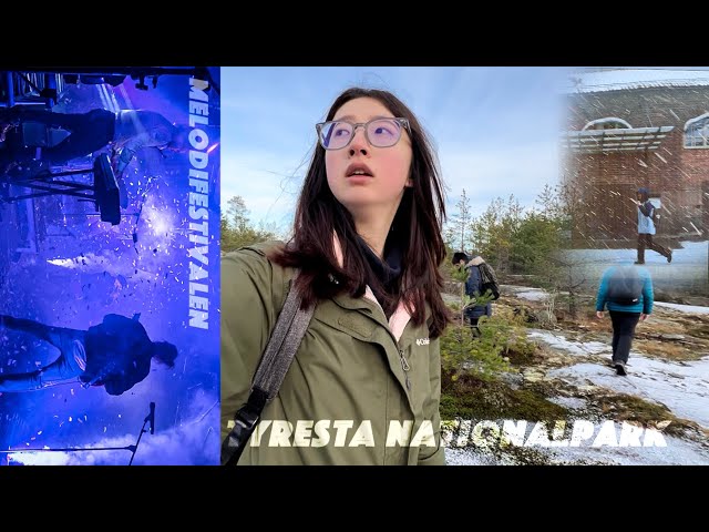 Stockholm Vlog 🏔 Tyresta hiking, KTH MelodifestiVALen 2023, heavy food