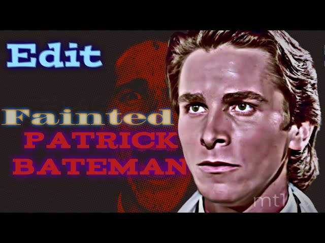 Patrick Bateman Edit | (American Psycho) | [Christian Bale Edit]    [60fps]