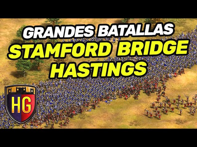 Batallas de STAMFORD BRIDGE y HASTINGS | Age of Empires 2