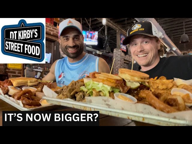 GIANT STREET FOOD CHALLENGE WITH J WEBBY CAN EAT