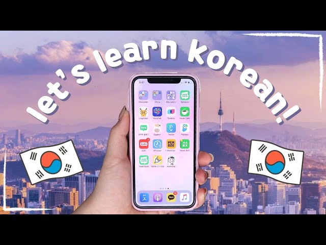 📲 must-have apps for learning korean 🇰🇷
