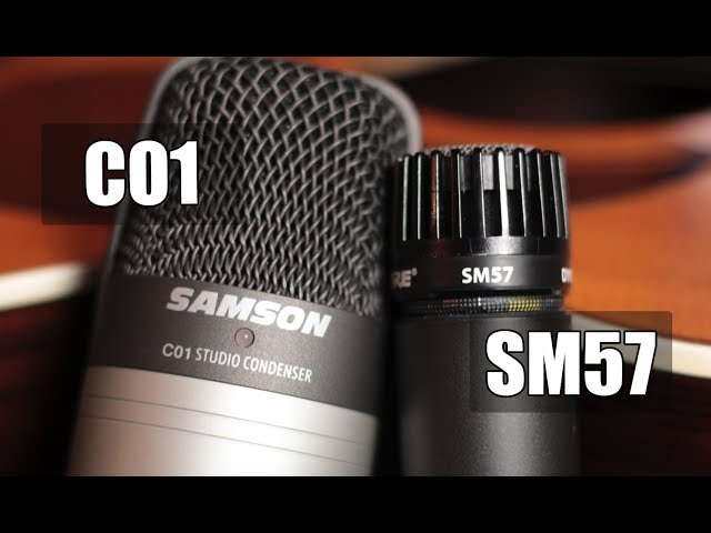 Shure SM57 vs Samson CO1 (acoustic guitar) (pt.1)