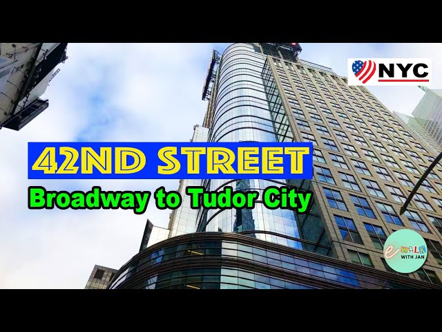 💖 NYC Walk [HD]: Walking 42nd Street - from Broadway to Tudor City (First Avenue)