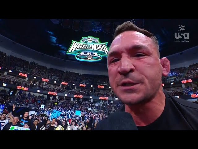 Michael Chandler just cut a promo on Conor McGregor | RAW February 19, 2024 WWE