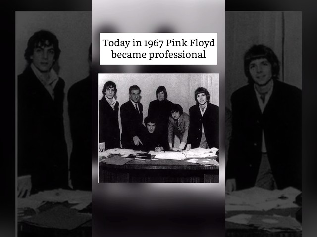 In 1967 Pink Floyd became professional #PinkFloyd #FYP #EMIRecords #AltMusic