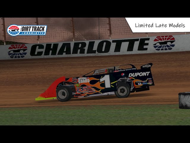 Limited Late Models @ The Dirt Track of Charlotte (Lap cars EVERYWHERE)