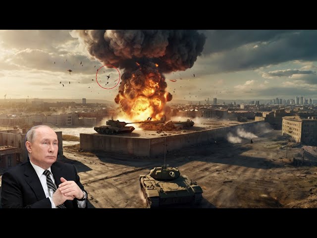 Russian Air Force Troops Destroy 7 Challenger Tanks and a City in NATO