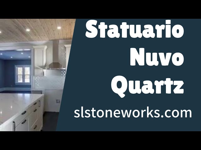 Statuario Novu Quartz kitchen Countertop code 4029  #slstoneworks #kitchenrenovation