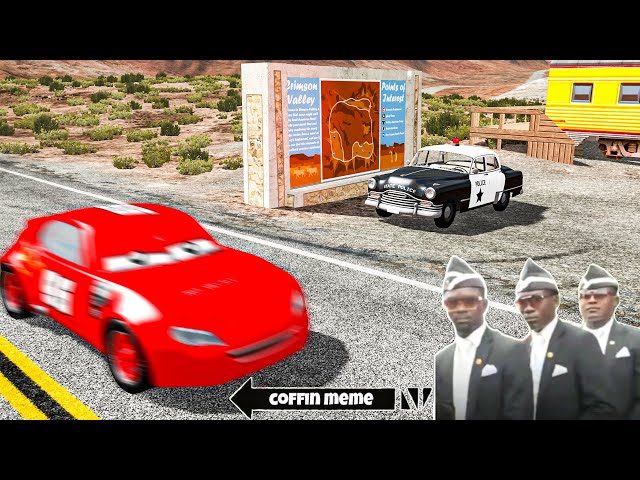 Life is a Highway / Cars Movie Remake - BeamNG.drive COFFIN DANCE | Beamng drive movie