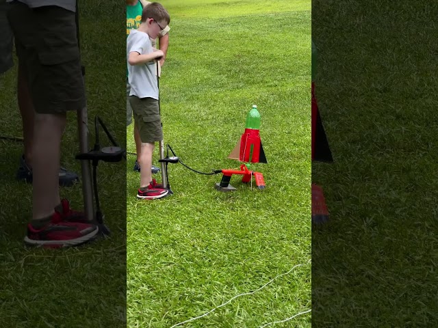 I built this ROCKET and launched it at SCOUTLAND with Cub Scouts