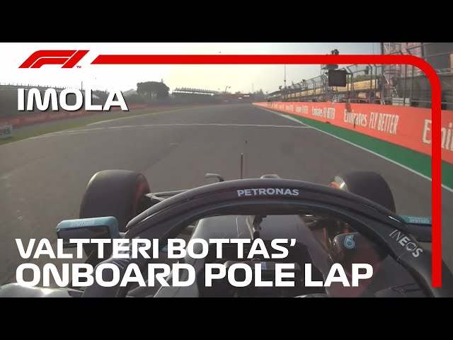 Valtteri Bottas' Pole Lap | 2020 Emilia Romagna Grand Prix | Pirelli