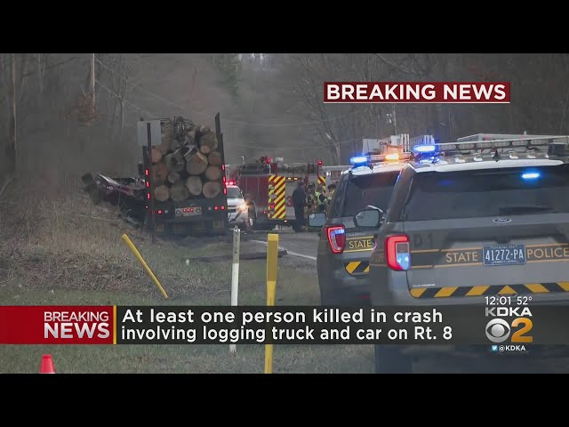 Route 8 Closed For Fatal Multi-Vehicle Crash Involving Logging Truck