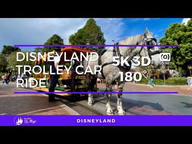 Disneyland Trolley Ride (5K 3D 180° VR)