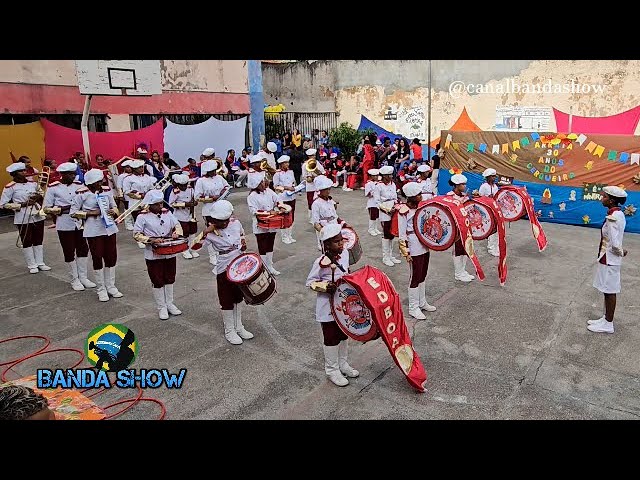Banda Marcial EDBOA na II Etapa do Intercolegial de Bandas e Fanfarras 2024