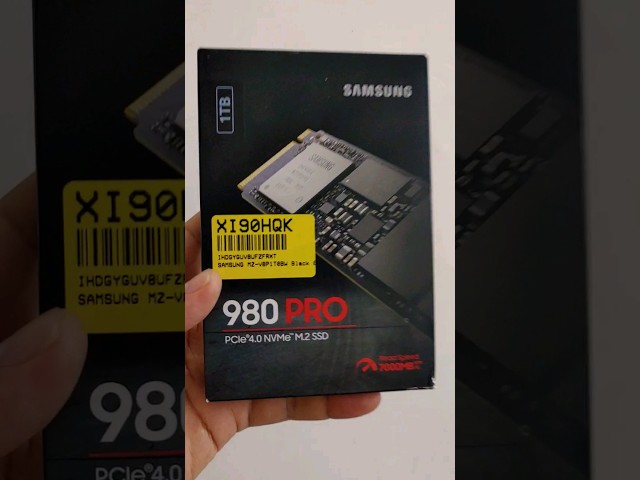 Samsung 980 pro nvme SSD 4.0
