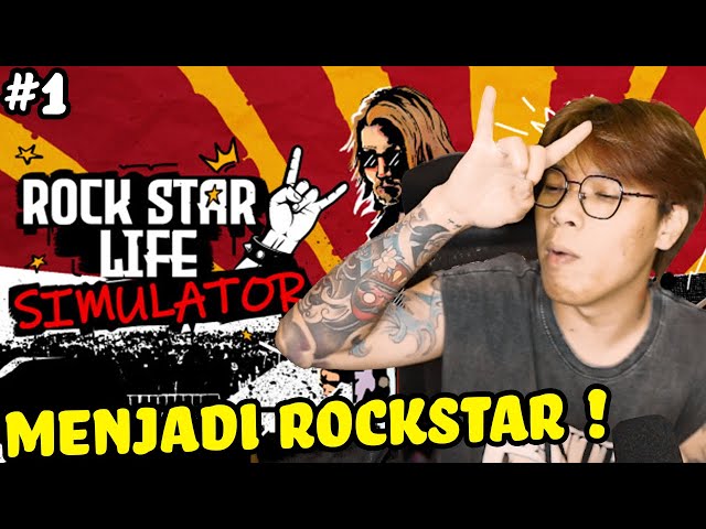 AKU JADI ROCKSTAR SETELAH SUKSES BUKA SUPERMARKET - Rock Star Life Simulator Indonesia Part 1