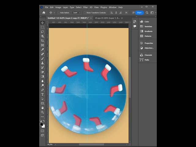 Create Circular Pattern - Photoshop Tutorial #shorts #photoshop #creative #art