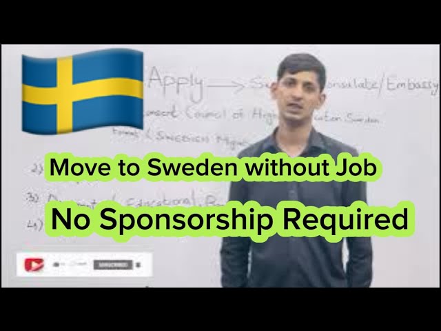 Sweden Job Seeker Visa 2024 | Move to Sweden without Job Offer