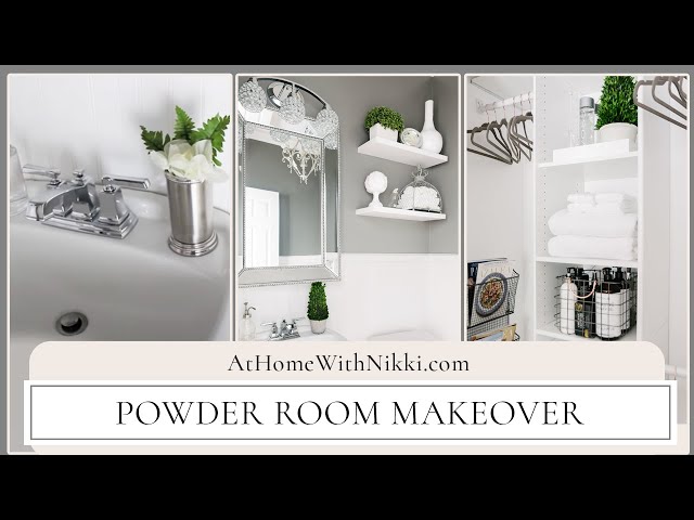HOME DECOR: Powder Room Makeover