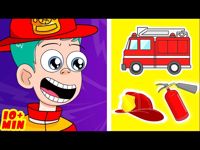 Here Comes The Fire Truck + More Nursery Rhymes and Kids Songs