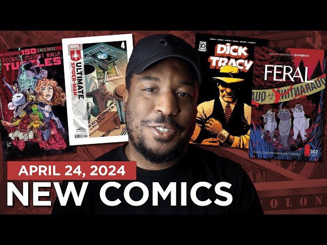 NEW COMIC BOOK DAY 4/24/24 | TMNT #150, DICK TRACY #1, FERAL #2, ULTIMATE SPIDER-MAN #4
