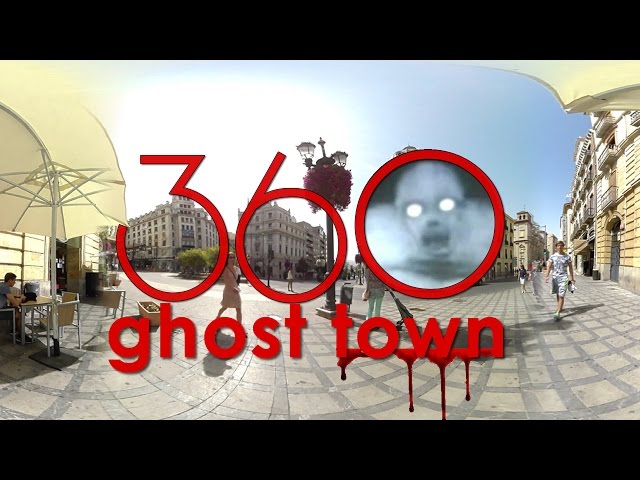 Medieval Town of Ghosts and disappearing cars - 360 degrees videos