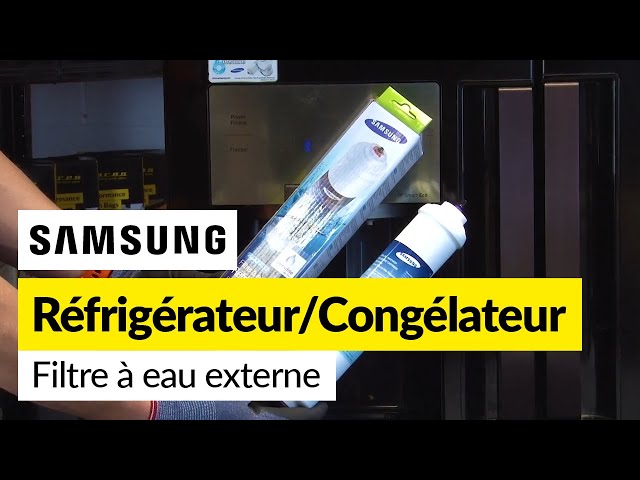 Comment remplacer le filtre à eau externe sur un réfrigérateur-congélateur Samsung American Style