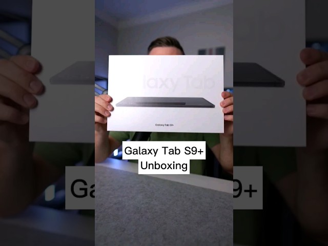 Samsung Galaxy Tab S9 Unboxing