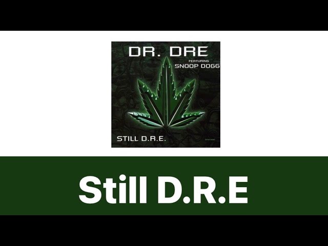 【歌詞・和訳付き】Still D.R.E -Dr.Dre ft.Snoop Dogg
[スティルD.R.E -ドクタードレー]