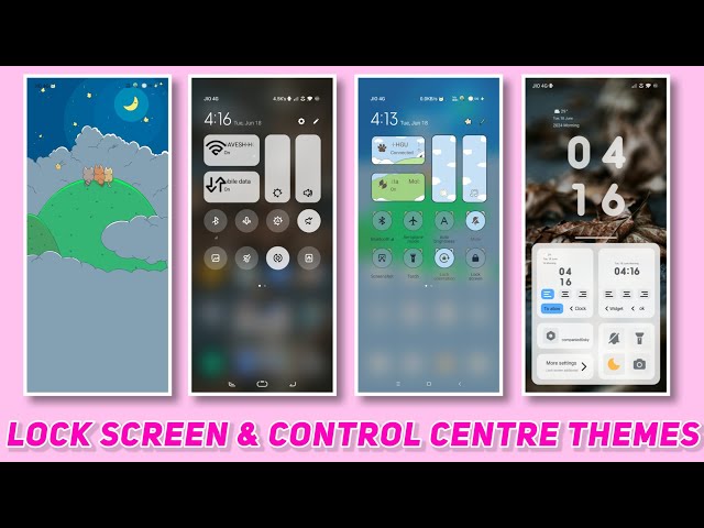 MIUI 14 Control Center & Lock Screen Themes | HyperOS Theme MIUI 14 | New MIUI 14 Theme