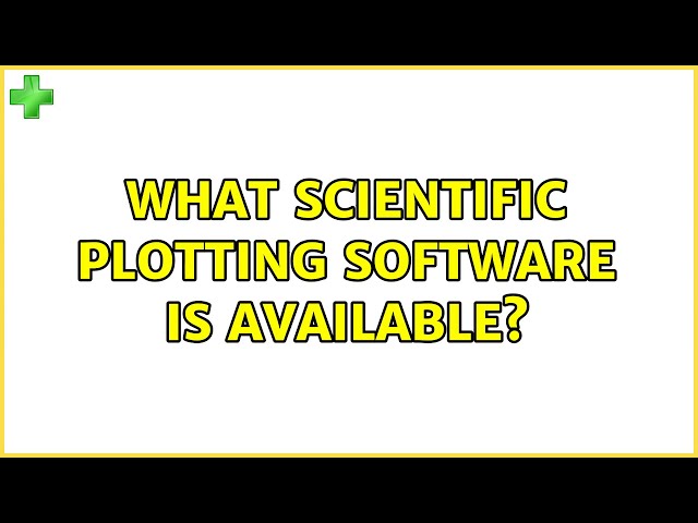 Ubuntu: What scientific plotting software is available? (13 Solutions!!)
