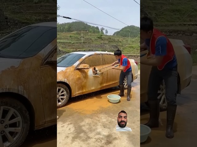 Car outside cleaning🧹smart gadget clean very rapidly #diy #automobile #viralreels #viralvideo #asmr