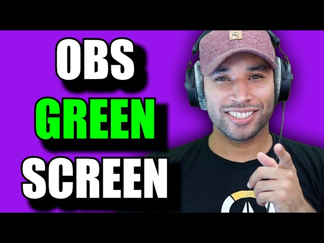 How to Set Up a Green Screen in OBS Studio #shorts