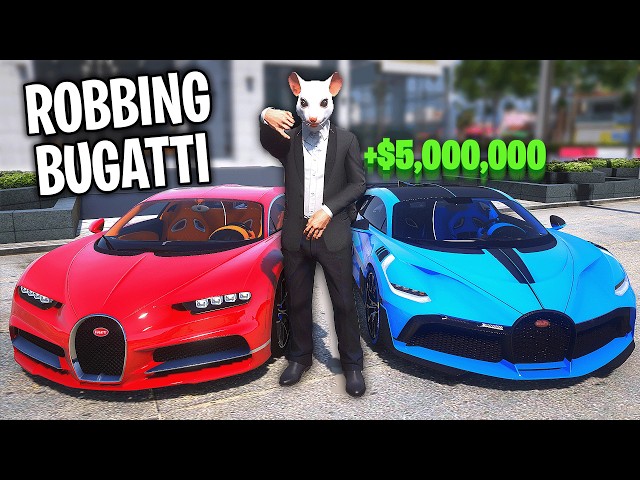 Robbing Bugatti Dealership.. GTA 5 RP