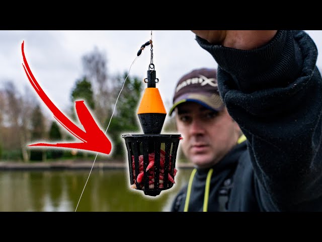 Catching Fish ON THIS!? Fishing With Maggots In The Mini-Baiter!