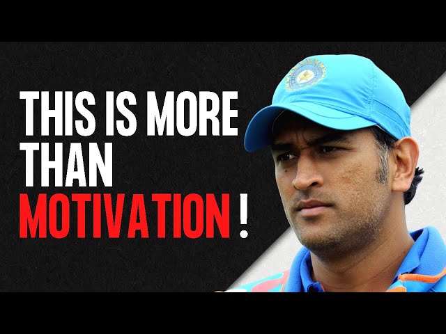 This is more than motivation! 🔥🔥 | M.S Dhoni