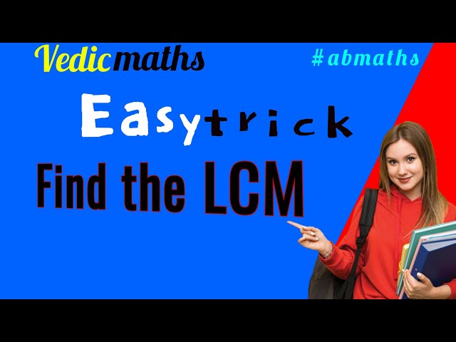 Find Lcm like a pro l least common multiple l Lcm Tricks l