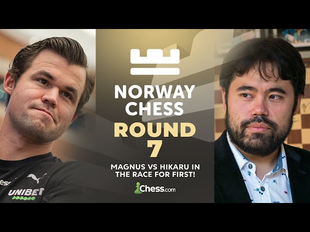Magnus vs. Hikaru! With 3 Wins In A Row Can Magnus Make It 4? Norway Chess 2024 Rd 7