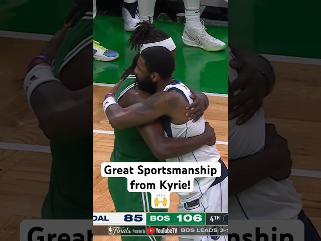 Kyrie Irving congratulates his former team on the cusp of being named 2024 World Champs! 🍀|#Shorts