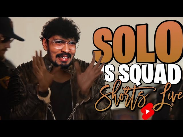 Solo vs Squad 🔥 Shorts Live & Randoms, Full Screen in @teluguguyreacts