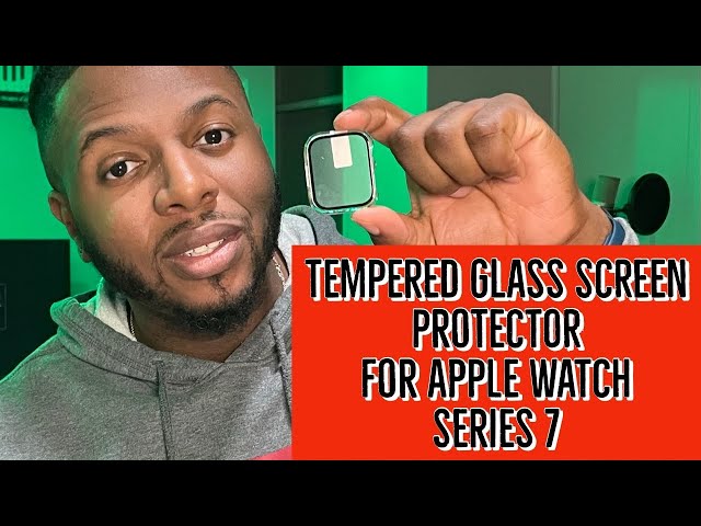Tempered Glass Screen Protection for your New Series 7 Apple Watch