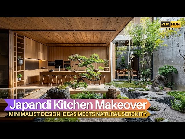 Japandi Kitchen Makeover: Minimalist Design Meets Natural Serenity