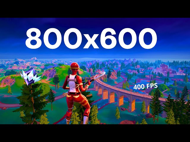 800x600 (144 HZ) Fortnite Ranked (UNREAL) | Low Delay Perfect Res
