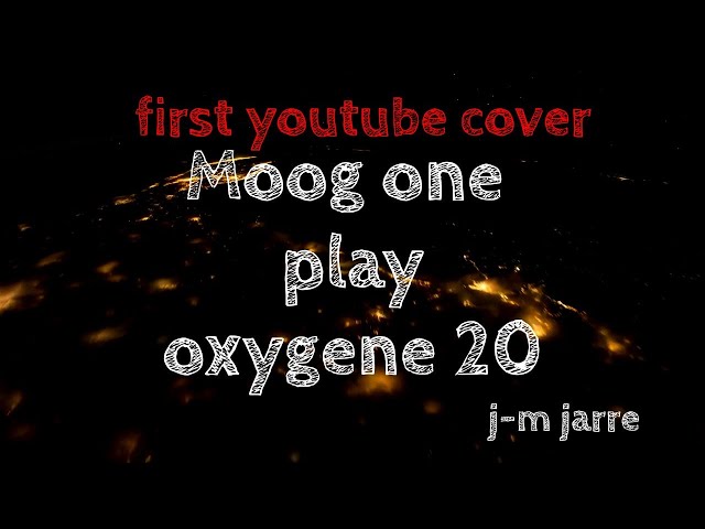 Oxygene 20-JM-JARRE COVER(first on youtube) by graal7